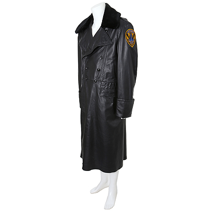 BATMAN FOREVER- Police Officer (Background Actor) Gotham City Police Leather Coat