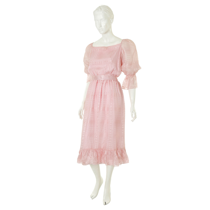 TOOTSIE - April Page (Geena Davis) Vintage 80's Pink Dress