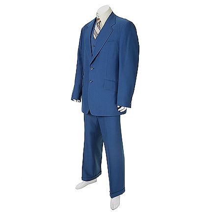 ANCHORMAN - Ron Burgundy (Will Ferrell) Signature Blue Suit