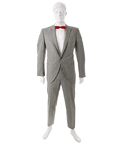 PEE-WEE HERMAN - Pee-wee Herman (Paul Reubens) grey plaid suit and bowtie