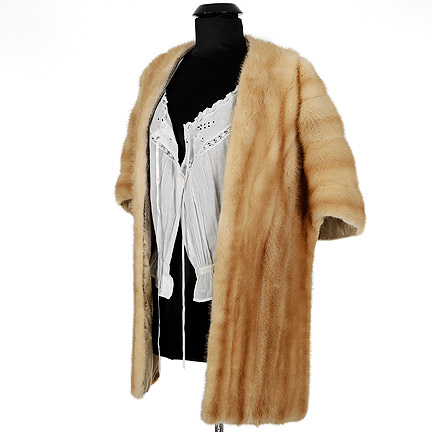 Anna Nicole Smith - The Face Magazine Vintage Fur, Camisole and Rhinestone Bracelets