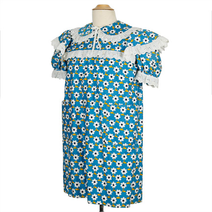 Joan Rivers - (Fashion Police) - Blue Floral Baby Doll Dress