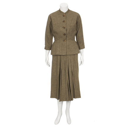 WOMAN'S WORLD  Elizabeth Burns (Lauren Bacall)  Skirt Suit by Charles LeMaire
