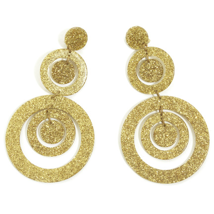 FRANKIE AND ALICE - Frankie (Halle Berry) gold earrings