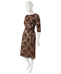 HITCHCOCK -  Alama Reville (Helen Mirren) 1950s lace dress