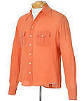 INHERENT VICE - Larry Doc Sportello (Joaquin Phoenix) Vintage Orange 1970s Shirt