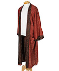 PAINTED VEIL - Waddington (Toby Jones) Red Chinese Robe with Two White Tank Tops