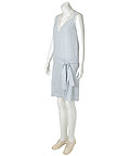 THE PAINTED VEIL- Kitty Fane (Naomi Watts)  1920s Blue Linen Day Dress and White Tennis Shoes