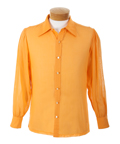 Frank Sinatra - Orange Silk Nat Wise Dress Shirt
