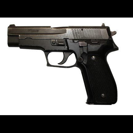 THE SOPRANOS  Tony Soprano (James Gandolfini)  Sig P226 pistol used to shoot 
