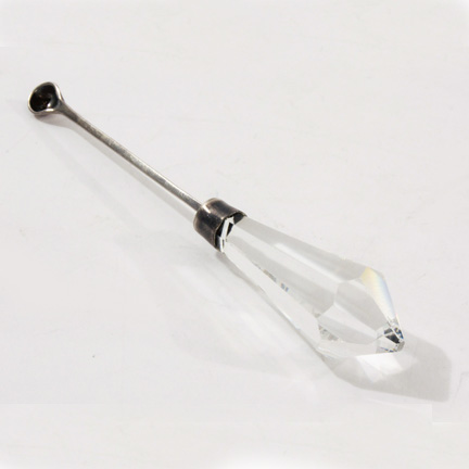 SCARFACE  Elvira Hancock (Michelle Pfeiffer)  prop cocaine spoon with cut glass/crystal handle