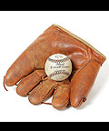 THE NATURAL Bartholomew Bump Bailey (Michael Madsen) Baseball Glove and Baseball
