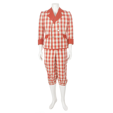 THE CAROL BURNETT SHOW  Mickey Rooney / John Davidson  Red and White Checkered Jacket and Pant