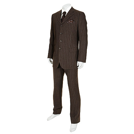 TRUE BLOOD - Eric Northman (Alexander Skarsgard)  Brown Pinstripe Suit