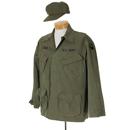 FORREST GUMP - 'Bubba' Blue (Mykelti Williamson) Fatigue Jacket and Cap