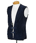 MORTAL KOMBAT 2: ANNIHILATION Rayden (James Remar) Distressed Blue Leather Vest