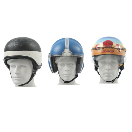SPEED RACER - Musha Motors, Three Roses, Chalkboard Racing Helmets