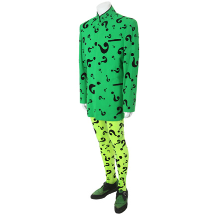 BATMAN FOREVER- The Riddler (Jim Carrey) hero suit