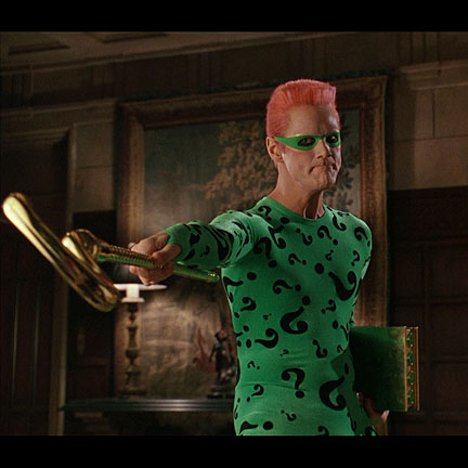 Batman Forever The Riddler Jim Carrey Hero Suit The