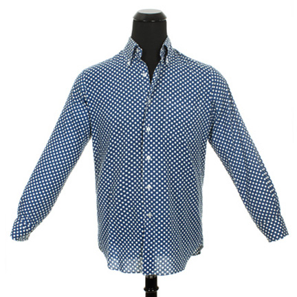 AUSTIN POWERS 1 & 2 - Austin Powers (Michael Myers) blue polka dotted shirt