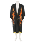 MAGIC MIKE - Dallas (Matthew McConaughey)- Vintage Black Silk Kimono