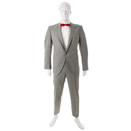PEE-WEE HERMAN - Pee-wee Herman (Paul Reubens) grey plaid suit and bowtie