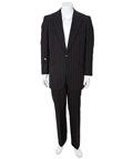 SEMI-TOUGH - Ed Bookman (Robert Preston) Grey Two-Piece Pinstripe Western Suit