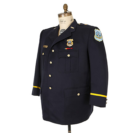 NOTHING BUT TROUBLE - Dennis (John Candy)  Navy Blue Police Officers Coat