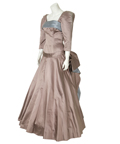 PARAMOUNT STUDIO GOWN - Polly Bergen - Purple Blue Silk Paramount Studio Gown