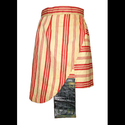 THE TEN COMMANDMENTS (1923) - Egyptian Charioteer Striped Short Schenti (Kilt)