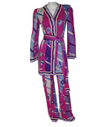 CASINO  Ginger McKenna (Sharon Stone) Vintage Pucci Lounge Pajama Ensemble