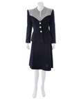 MALICE IN WONDERLAND - Louella Parsons (Elizabeth Taylor) Two-Piece Crepe Suit