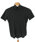 ALI - Muhammad Ali (Will Smith) - Black Cotton Short Sleeve Shirt Anto Label