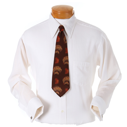 THE NATURAL- Roy Hobbs (Robert Redford) Brown Print Tie