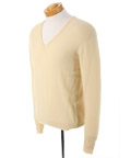 THE CURIOUS CASE OF BENJAMIN BUTTON- Benjamin (Brad Pitt) Cream Cashmere V Neck Sweater