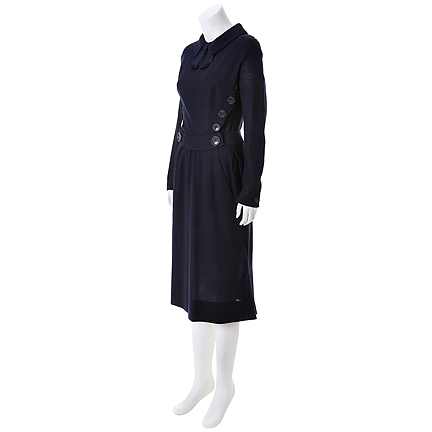 HITCHCOCK - Peggy Robertson (Toni Collette) vintage black 1950’s dress