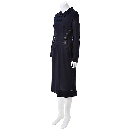 HITCHCOCK - Peggy Robertson (Toni Collette) vintage black 1950s dress