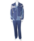 BEHIND THE CANDELABRA - Scott Thorson (Matt Damon) denim polyester leisure suit