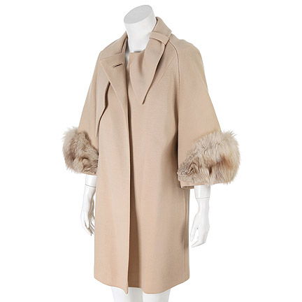 THE HELP - Mrs. Walters (Sissey Spacek) Camel Swing Coat