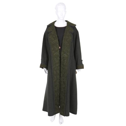 THE COLOR PURPLE - Sofia (Oprah Winfrey) Forest Green Coat and Day Dress