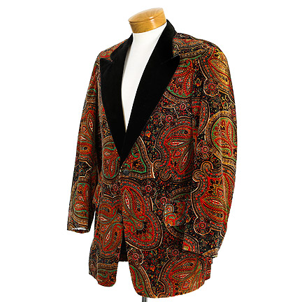 AMERICAN HUSTLE- Irving Rosenfeld (Christian Bale) Paisley Tux Jacket