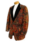 AMERICAN HUSTLE- Irving Rosenfeld (Christian Bale) Paisley Tux Jacket