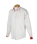 WHIPLASH-Andrew (Miles Teller) Distressed Dress Shirt