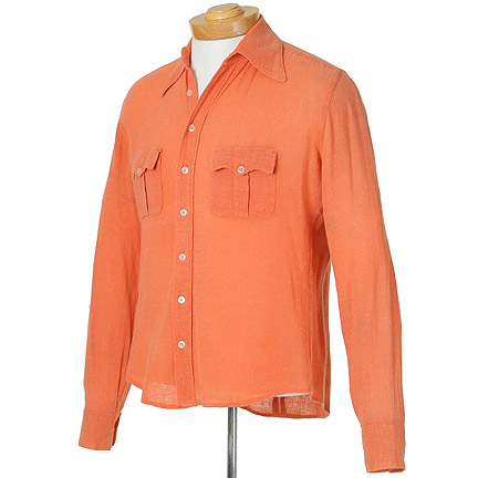 INHERENT VICE - Larry Doc Sportello (Joaquin Phoenix) Vintage Orange 1970s Shirt