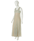 THE EGYPTIAN - Background (Charna Haver) Aqua Chiffon Gown