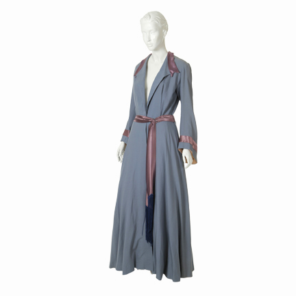 STEEL TOWN - Red MacNamara (Ann Sheridan) Pale Blue Dressing Robe