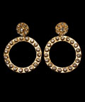 PARIS HILTON - Gold rhinestone earrings worn in "Stars Are Blind" video