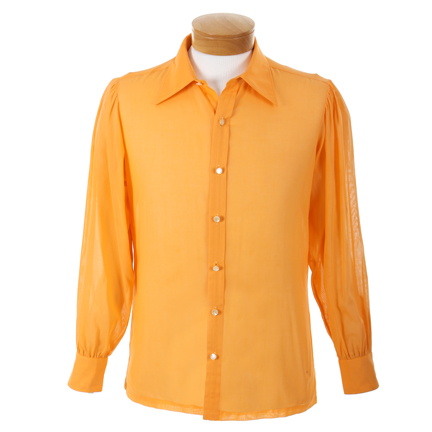 Frank Sinatra - Orange Silk Nat Wise Dress Shirt