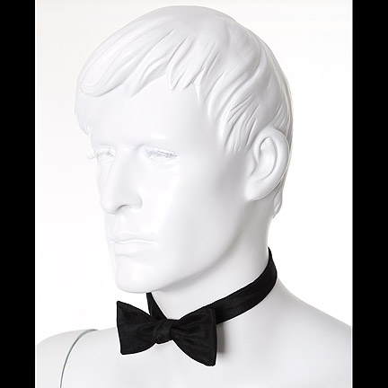 FRANK SINATRA - Black Silk Barathea Single Ended Bowtie