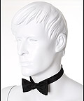 FRANK SINATRA - Black Silk Barathea Single Ended Bowtie